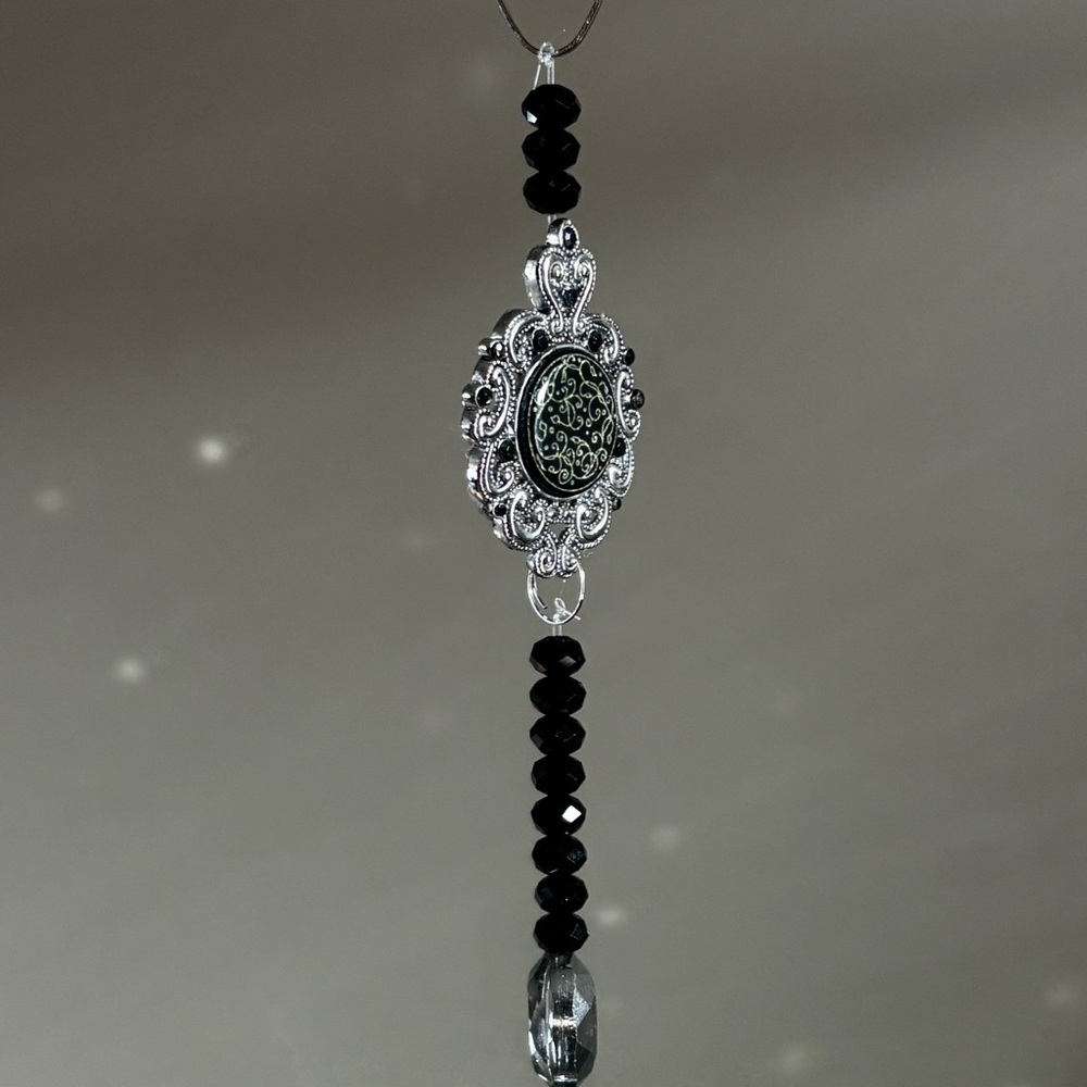 Gothic Spider Web Suncatcher Handmade - Picture 9 of 13